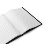 Glitch Skull Ctrl+Exist Hardcover Journal | Dark Cyberpunk Notebook