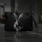 CTRL EXIST Glitch White Rabbit Crossbody Bag | All-Over Print Streetwear Bag