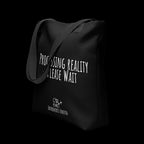 Processing… Tote Bag  cut & sew by CTRLexist, minimalist cinematic cyberpunk streetwear design