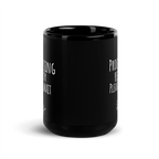 Processing Reality – Please Wait | 15 oz Black Glossy Mug