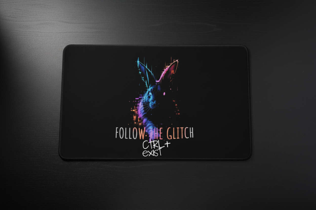 Desk mat- Follow the Glitch
