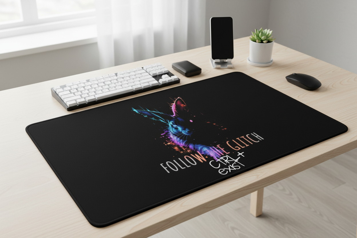 Desk mat- Follow the Glitch
