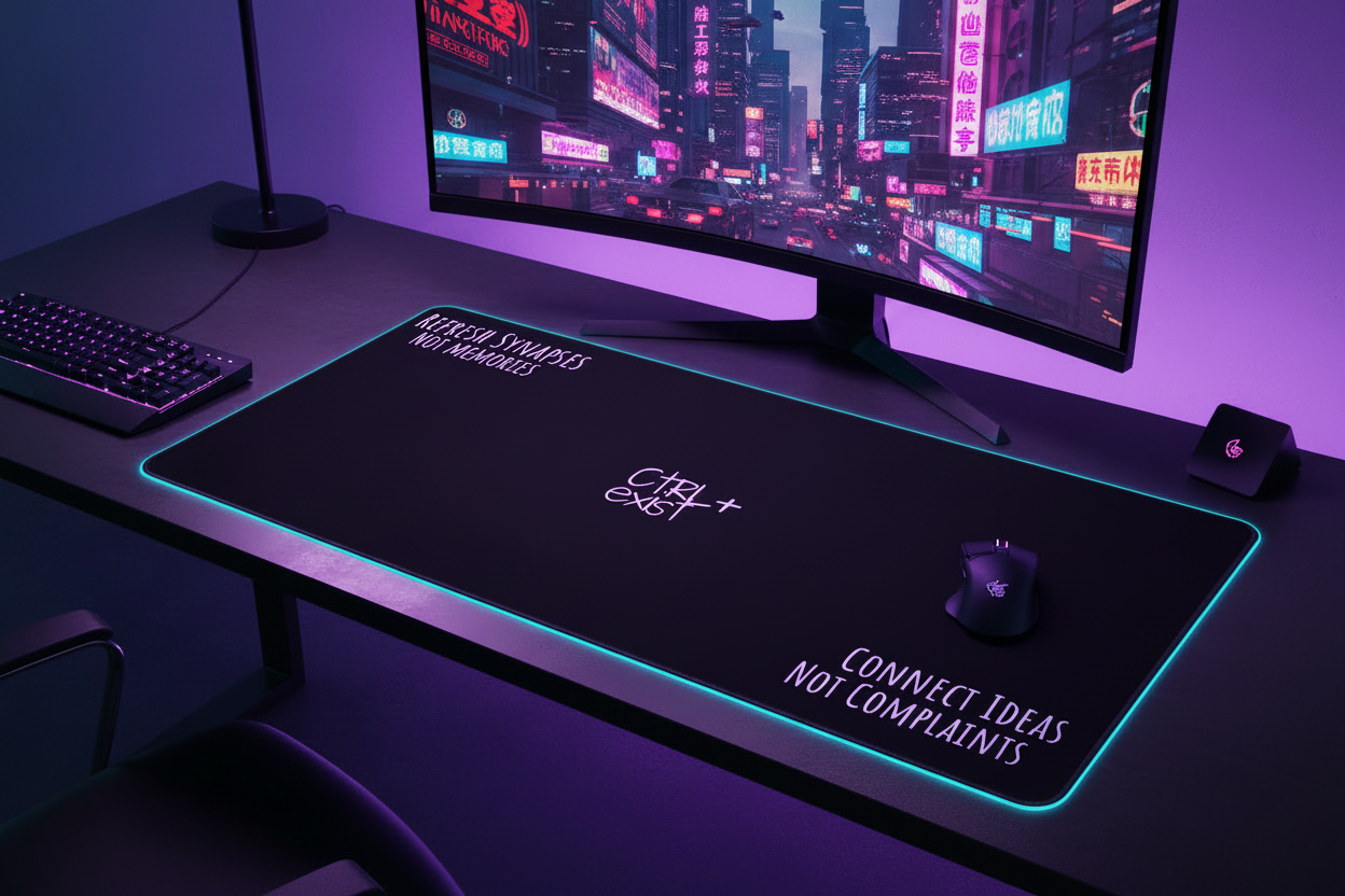 Refresh Synapses Not Memories Desk Mat — CTRLexist
