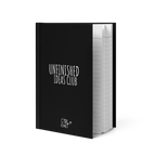 CTRLexist Hardcover Journal — Matte stationery by CTRLexist, minimalist cinematic cyberpunk streetwear design