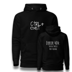 Error 404: Social Skills Not Found Unisex Hoodie — CTRLexist