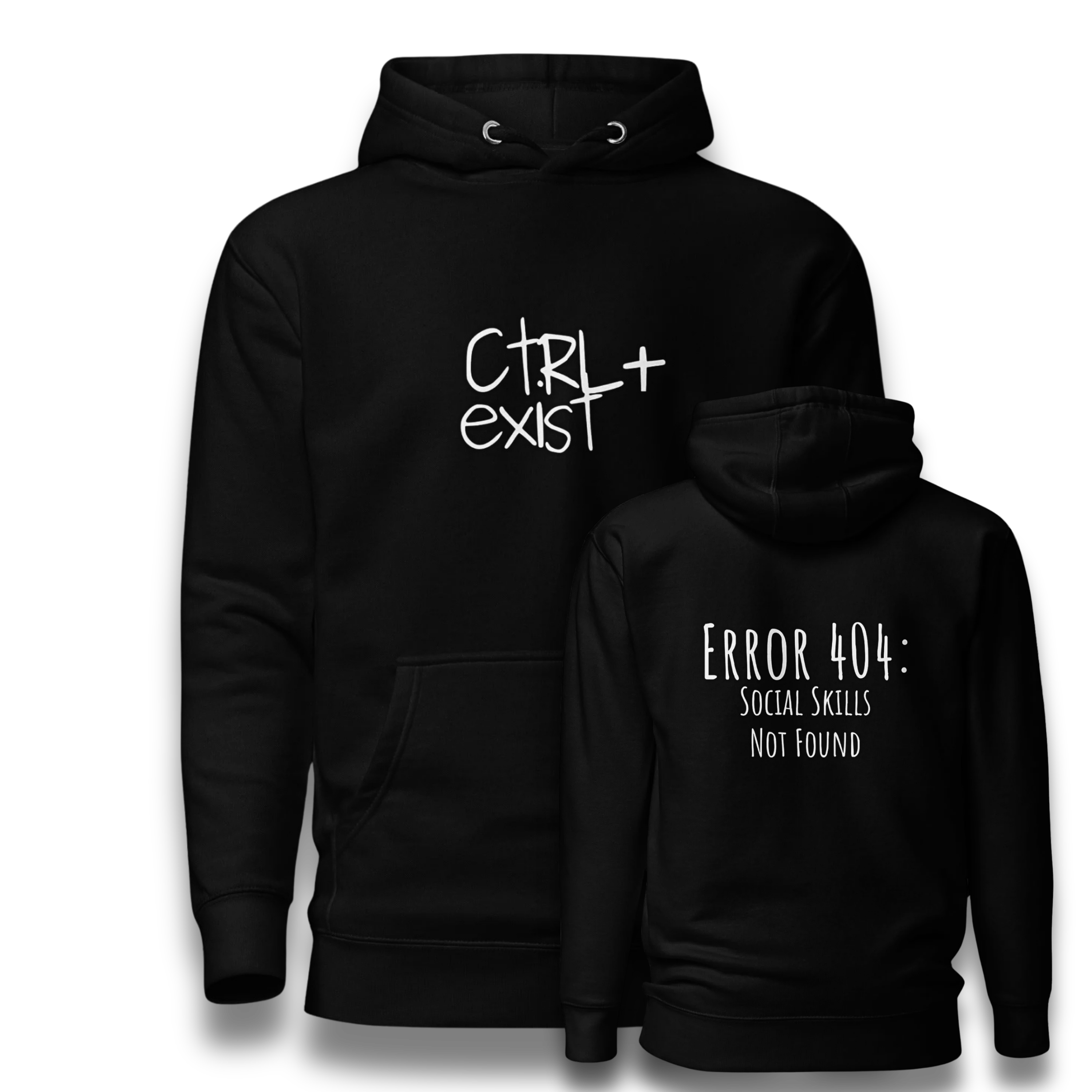 Error 404: Social Skills Not Found Unisex Hoodie — CTRLexist