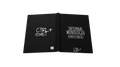 Open book with text 'CTRL+EXIST' and 'INTERNAL MONOLOGUE (UNFILTERED)' on black cover.