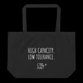 HIGH CAPACITY. LOW TOLERANCE. Beach Please – Special Edition by CTRLexist t-shirt by CTRLexist, minimalist cinematic cyberpun