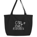 CTRLexist Large Organic Tote Bag