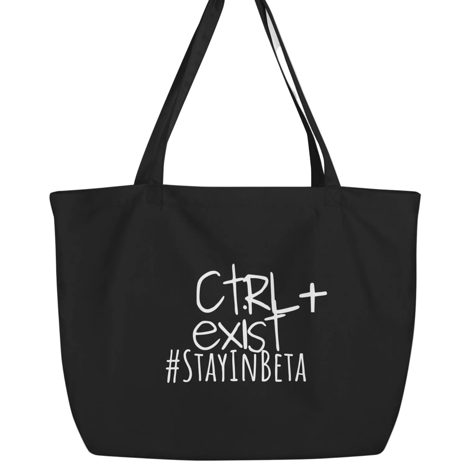 CTRLexist Large Organic Tote Bag