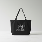 CTRLexist Large Organic Tote Bag