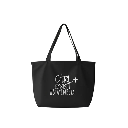 CTRLexist Large Organic Tote Bag
