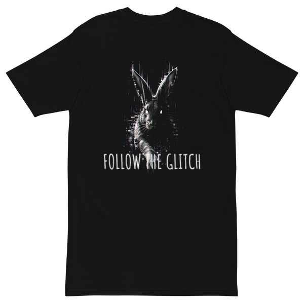 CTRLexist Men's Premium Heavyweight Tee t-shirt by CTRLexist, minimalist cinematic cyberpunk streetwear design