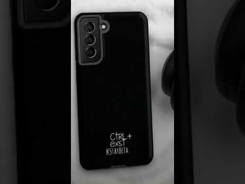 Stay In Beta Black Samsung Phone Case — CTRLexist