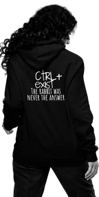 Follow The Glitch" Eco Raglan Hoodie | CTRLEXIST