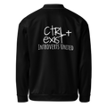 CTRLexist Bomber Jacket – “Logo Edition” cut & sew by CTRLexist, minimalist cinematic cyberpunk streetwear design