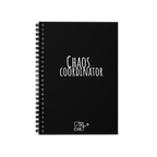 CTRLexist Ruled Line Spiral Notebook stationery by CTRLexist, minimalist cinematic cyberpunk streetwear design