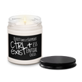 CTRLexist Scented Soy Candle candle by CTRLexist, minimalist cinematic cyberpunk streetwear design