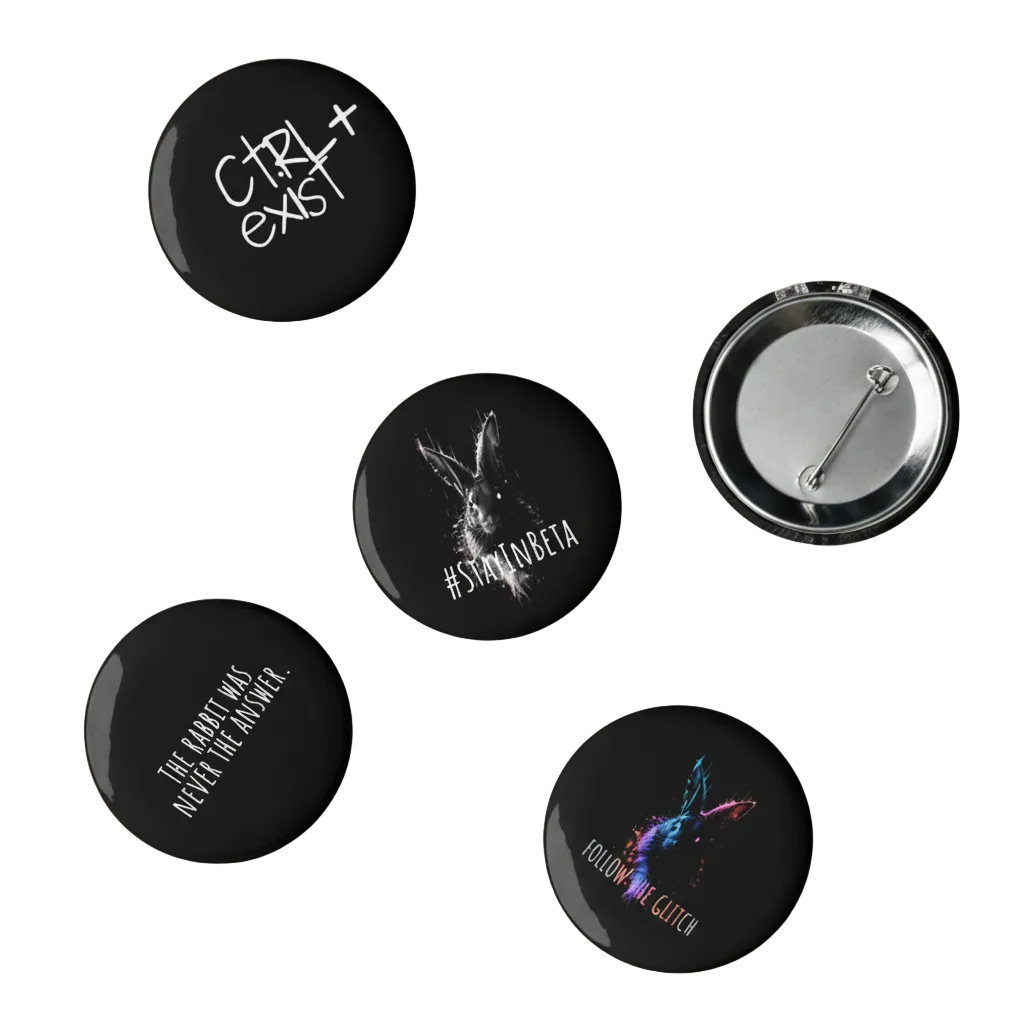 CTRLexist Pin Button Set — 5 Pack