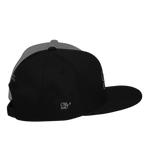 Black  cap with a logo ctrlexist on the back against a black background