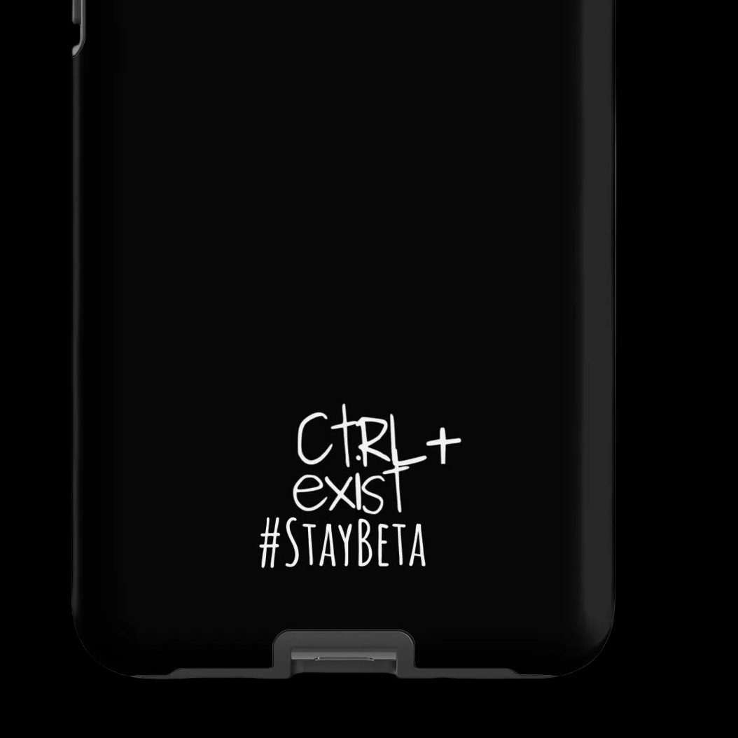 Stay In Beta Black Samsung Phone Case — CTRLexist