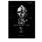 CTRL EXIST “TRUTH DOES NOT EXIST” Box Hoodie with Glitch Rabbit | Men’s Oversized Streetwear Sweatshirt