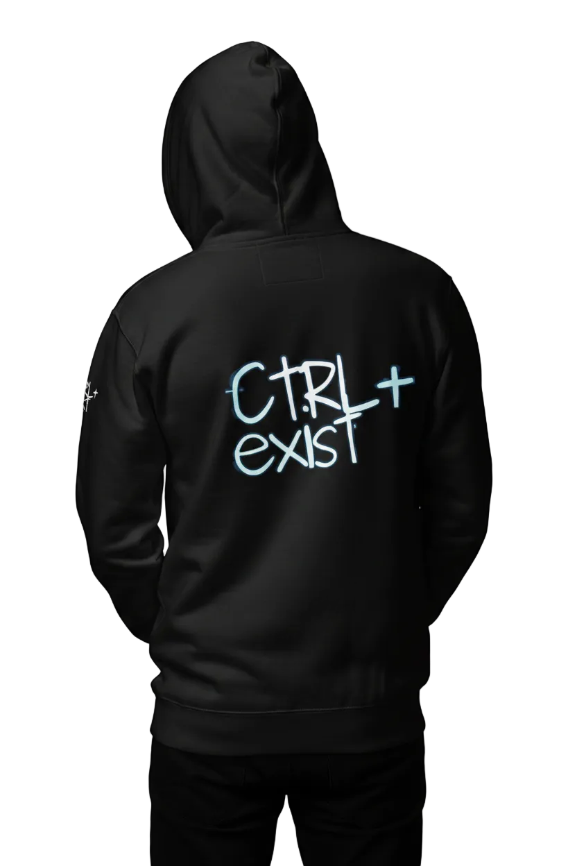 Unisex #STAYINBETA Black Hoodie | CTRL+ exist Streetwear