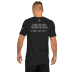 Introvert Plate Shield Black Graphic T-Shirt | Dark Humor Concept Streetwear | CTRLexist London