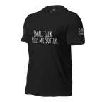 Introvert Plate Shield Black Graphic T-Shirt | Dark Humor Concept Streetwear | CTRLexist London